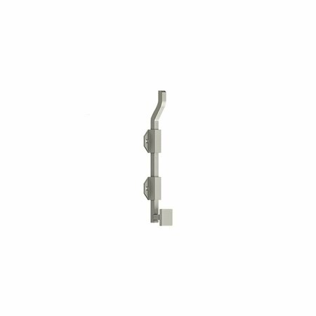 DELTANA 10 Modern Offset Surface Bolt; Heavy Duty; Satin Nickel Finish FPGM1015